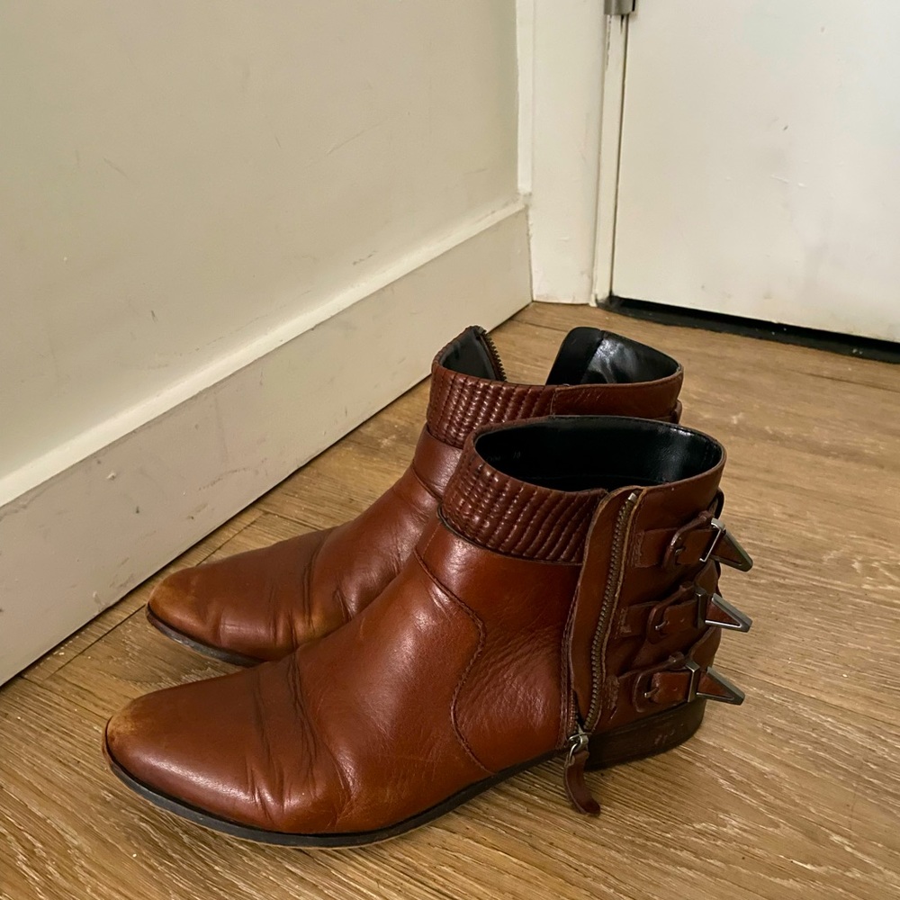 Brown Dolce Vita ankle boots
